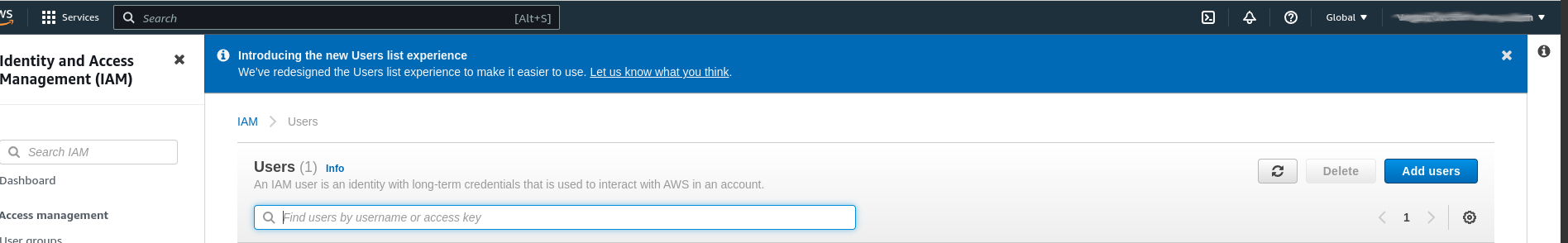 AWS IAM Users